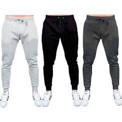 kit 3 calça moletom pelúcida com amarração masculina estilo jogger academia ,caminhada e casual confortável para o dia a dia