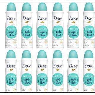 Kit DOVE DESODORANTE GO FRESH PERA + ALOE VERA AEROSOL 150ML 12 Unidades