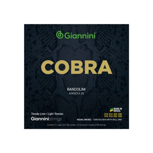 Encordoamento para Bandolim Giannini Cobra Níquel GESBN Leve