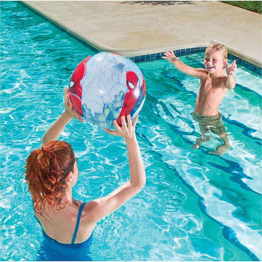 Detalhes do Bola de Praia 51cm Homem Aranha Bestway 98002