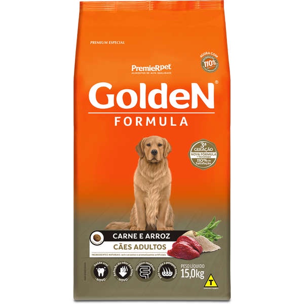 Ração Golden Formula para Cães Adultos 15kg - Pets