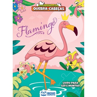 Aprendendo com Quebra-Cabeça - Flamingo
