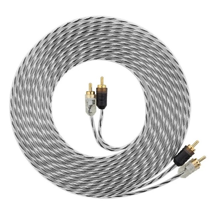 Cabo Rca Taramps 5 Metros Blindado Plug Banhado Ouro em Oferta na Shopee