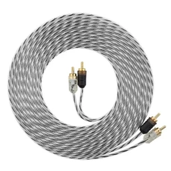 Cabo Rca Taramps 5 Metros Blindado Plug Banhado Ouro