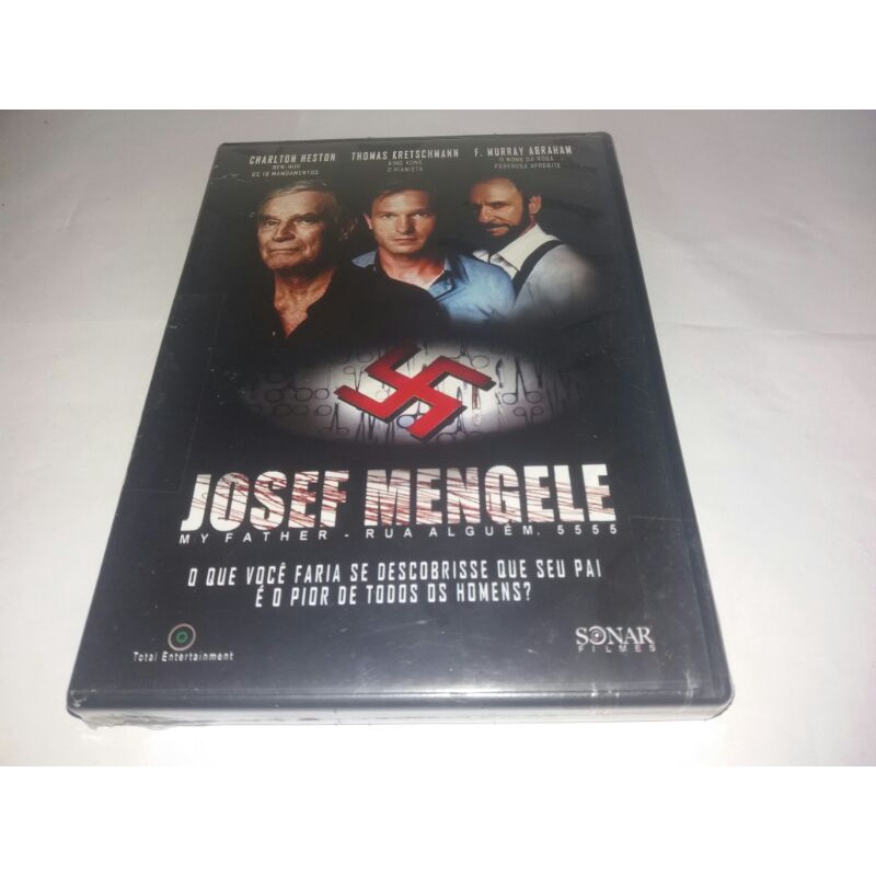 Dvd - Josef Mengele - 2003 - Charlton Heston - Dublado - Lacrado ...