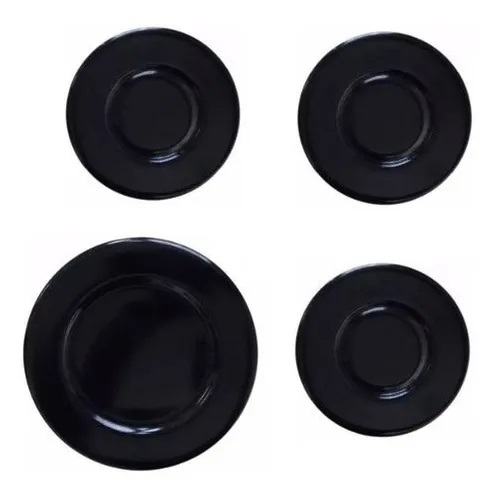 Kit Espalhador Tampa Capa Peças Cooktop Fischer / Cooktop Atlas / Cooktop UTOP / Mesa de Vidro UTOP GLASS - 4 Bocas