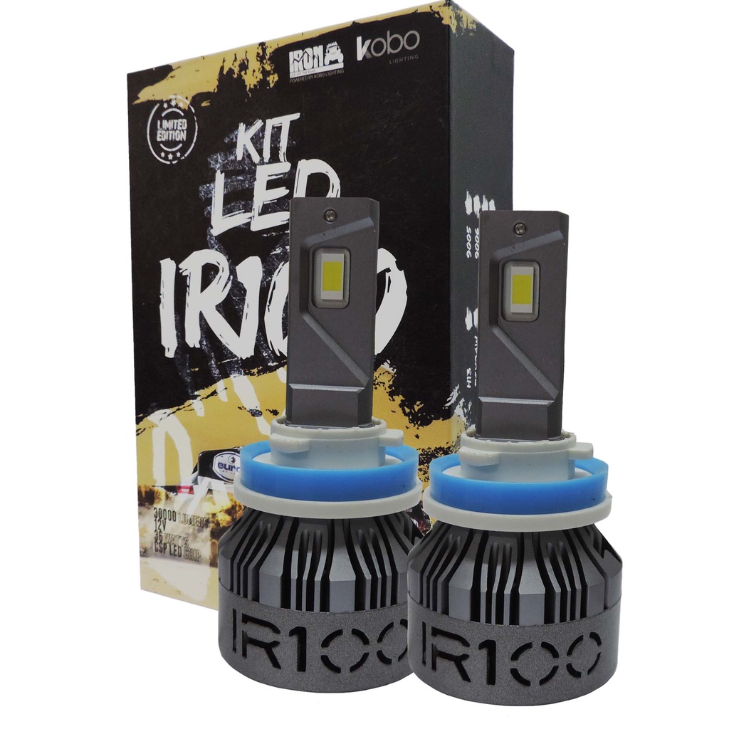 Lampada Ultra Led Dakar Ir100 H11 30000 Lumens 12v 36 Watts Shopee Brasil