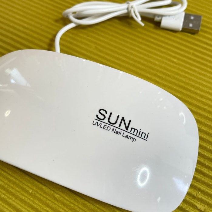 Mini Cabine Sun De Unha 6 Led Uv Para Unhas Em Gel Acrigel Portatil