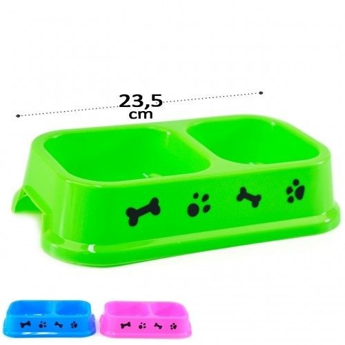 Comedouro e Bebedouro Duplo pet cachorro gato