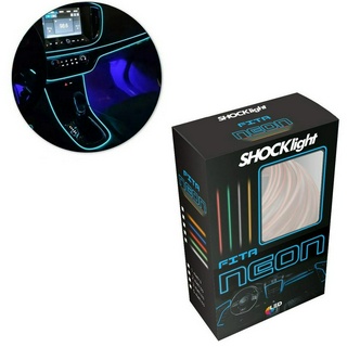 Fita Led Luz Interna Neon Painel Carro 3m Metros Branca