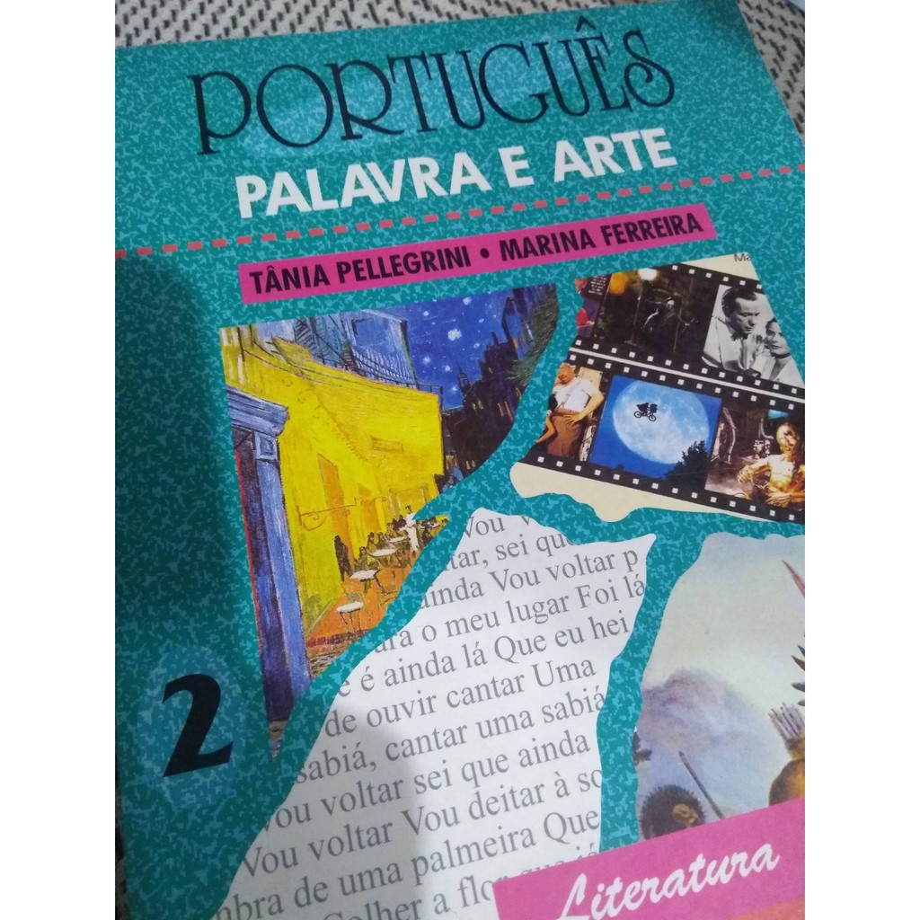 Livro Português e Arte Volume 2 Literatura Gramatica e Redação de Tania Pellegrini e marina Ferreira