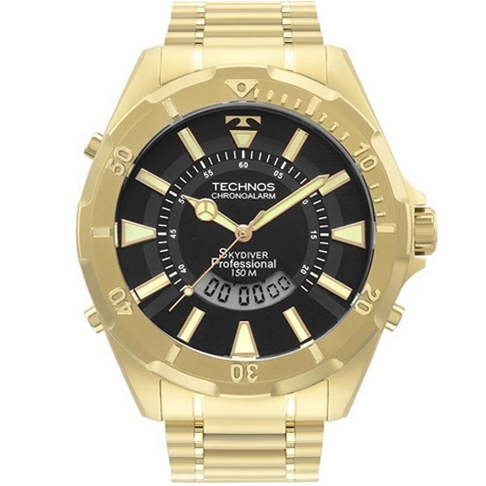 Relogio Technos Original Masculino Dourado Wt205fl/4p Oferta