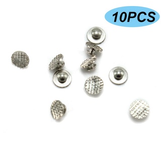 10Pcs Orthodontic Lingual Buttons Dental Materials Metal Mesh For Making Tongue Buckle Round Dentist Stainless Steel