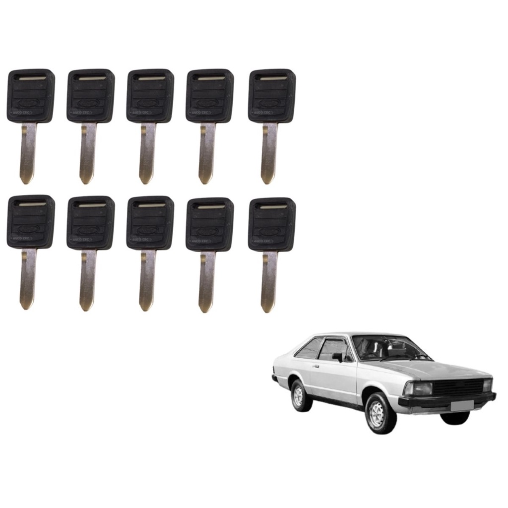KIT COM 10 CHAVES PLÁSTICAS / PVC PARA FORD CORCEL II SEM FRISO