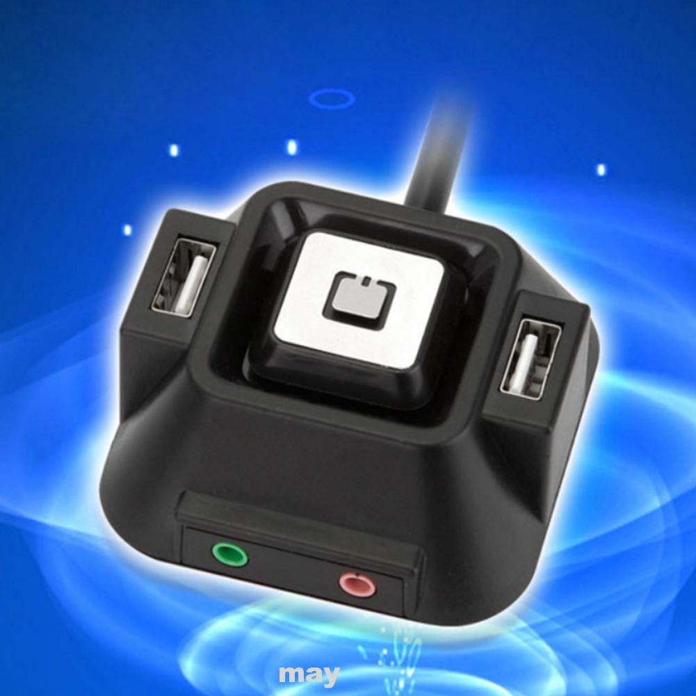 Switch Computer Desktop Button Dual On-Off Power Reset USB PC | Shopee ...