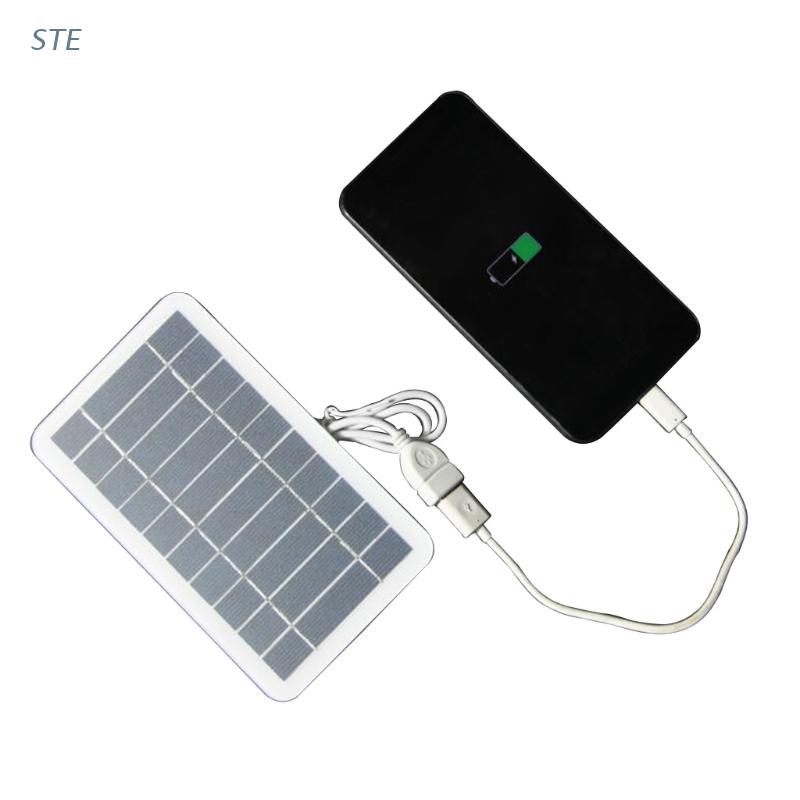 Painel Saída Usb Painel Solar Portátil Ste 2w 5v Para Ambientes Externos