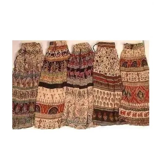 Saia Indiana, Longa, Pronta Entrega, Frete Barato em Oferta na Shopee