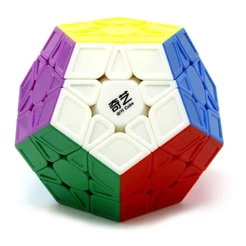 Megaminx QiYi QiHeng Stickerless sem Adesivos Profissional