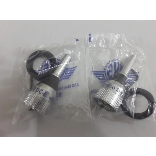 Kit 2 Antena Móvel Vhf 1/4 Onda Base De Antena Foguetinho