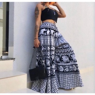 Calça Indiana Pantalona Feminina Algodão