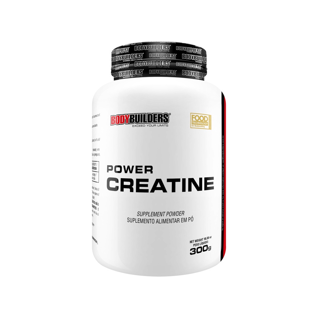 Creatina Power 300g - Bodybuilders Suplemento ideal para qualquer atividade física