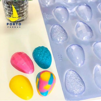 1~5 Forma Forma Placa de Modelagem Para Chocolate OVOS 3 EM 1.50G-CÓD P864.(Porto formas)Páscoa 2024 em Oferta na Shopee
