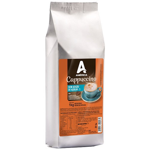 Cappuccino América Sem adição de Açúcar 1 Kg em Oferta na Shopee