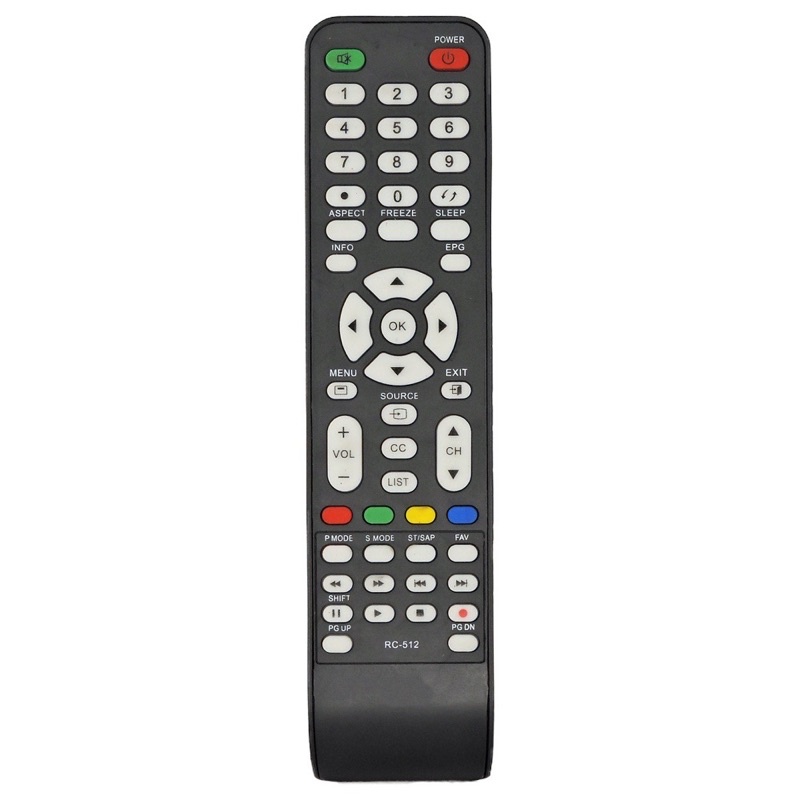 Controle Remoto para TV LCD / LED CCE - 7974 / RC-512 / CW3201 / D3201 / D32LED / D37 / D46 / L2401