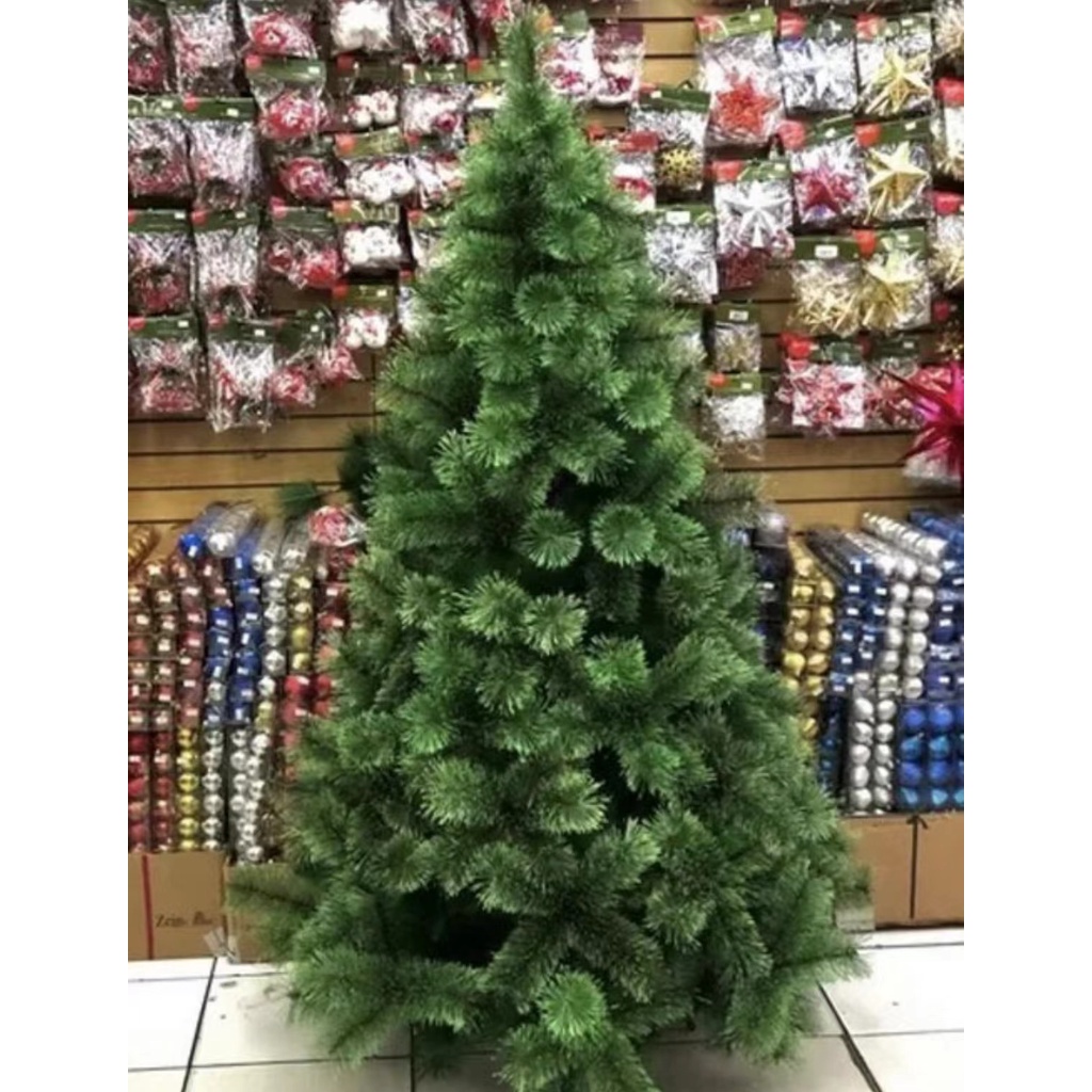 Árvore De Natal Pinheiro Luxo Verde Natural 1,20M C/170Galhos/1,50M C/260  Galhos/1,80M C/420 Galhos/2,10M C/556 Galhos | Shopee Brasil