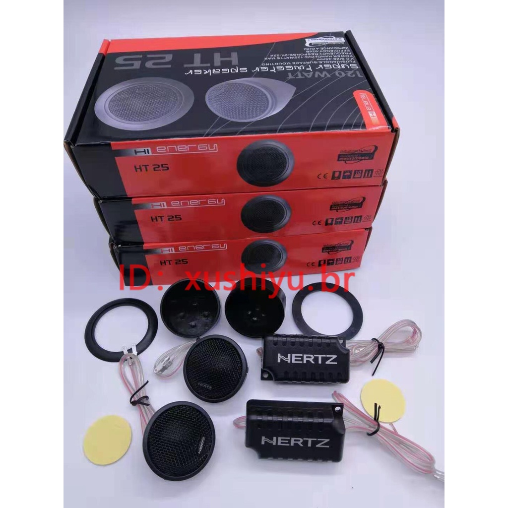 HERTZ HT-25 120W Car Music Stereo Super Dome Tweeter Speakers Audio ...