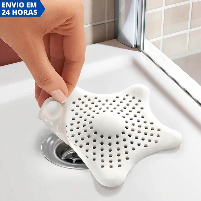 Filtro de Silicone Para Ralo Pia Cozinha e Banheiro Protetor
