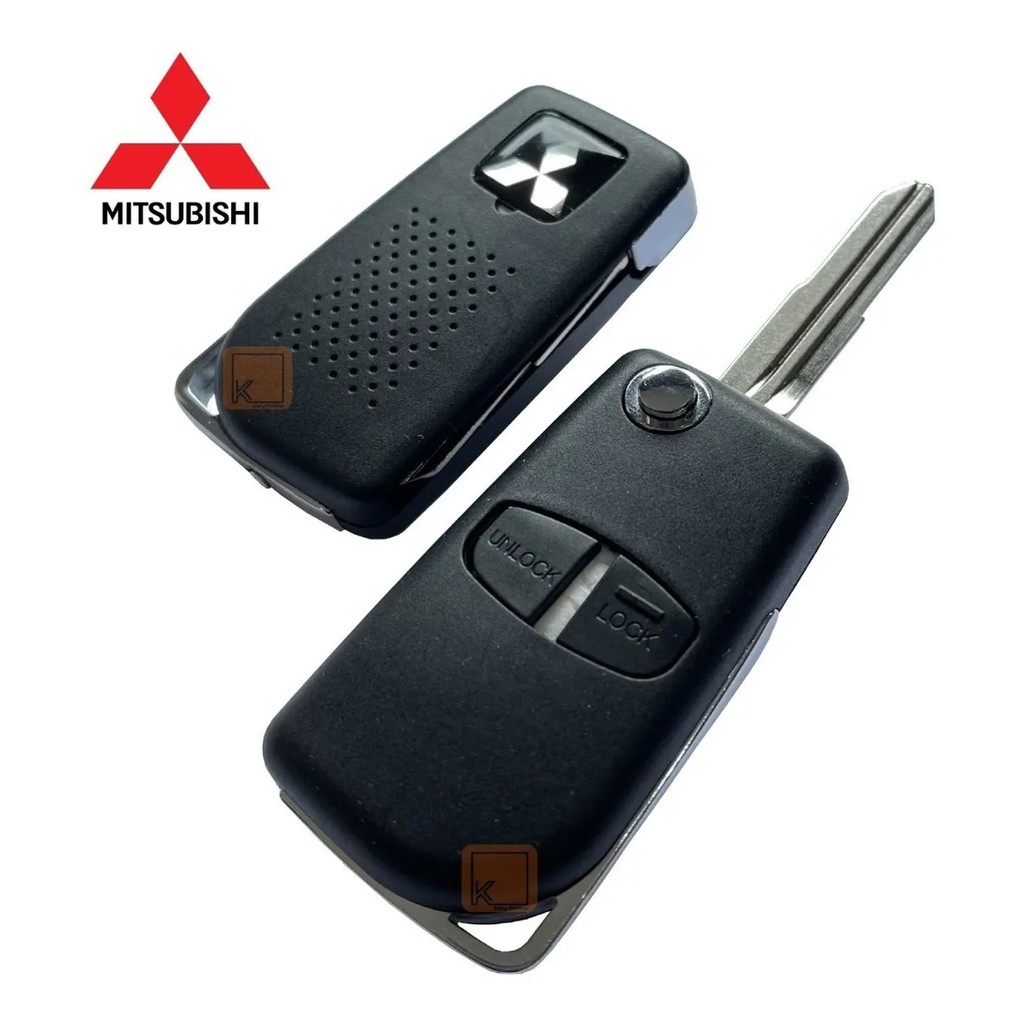 Detalhes do Carcaça Chave Canivete Adaptação Mitsubishi 2 Bot Esquerda