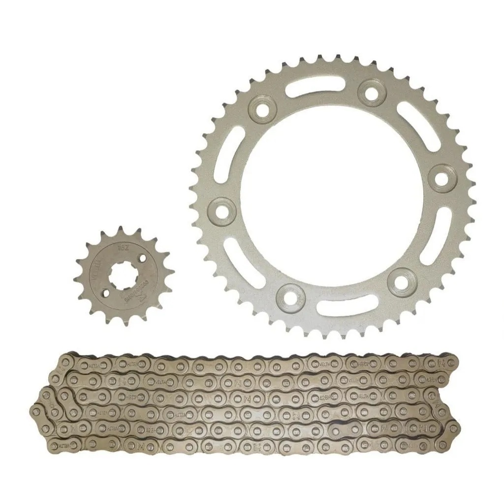 Kit Relação Transmissão Nxr Bros 160 Xre 190 S/Retentor Kmc Pro 881586 — imagem 2 de 2