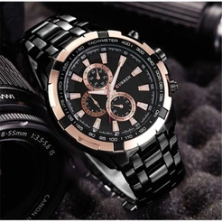 CURREN Analógico Masculino Relógio De Quartzo Aço Inoxidável Esportes Militar Moda Casual 8023 XA