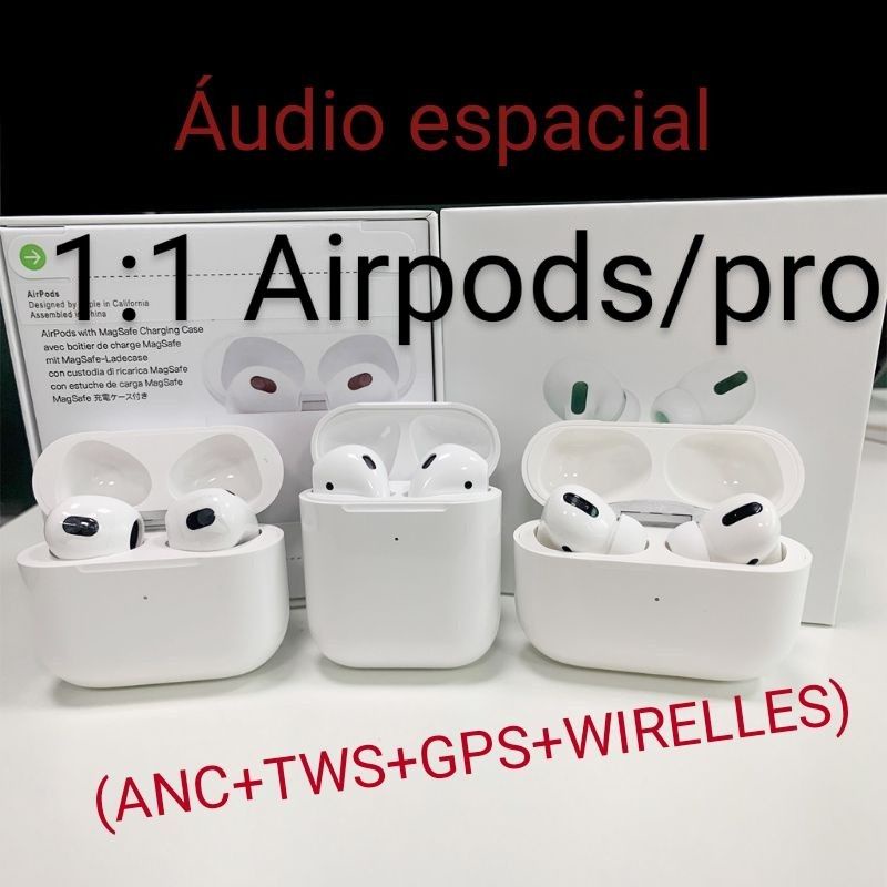 Novo Airpods Gen Fones De Ouvido Bluetooth Sem Fio Gps Rename Ceia Baixo Envio No Mesmo Dia