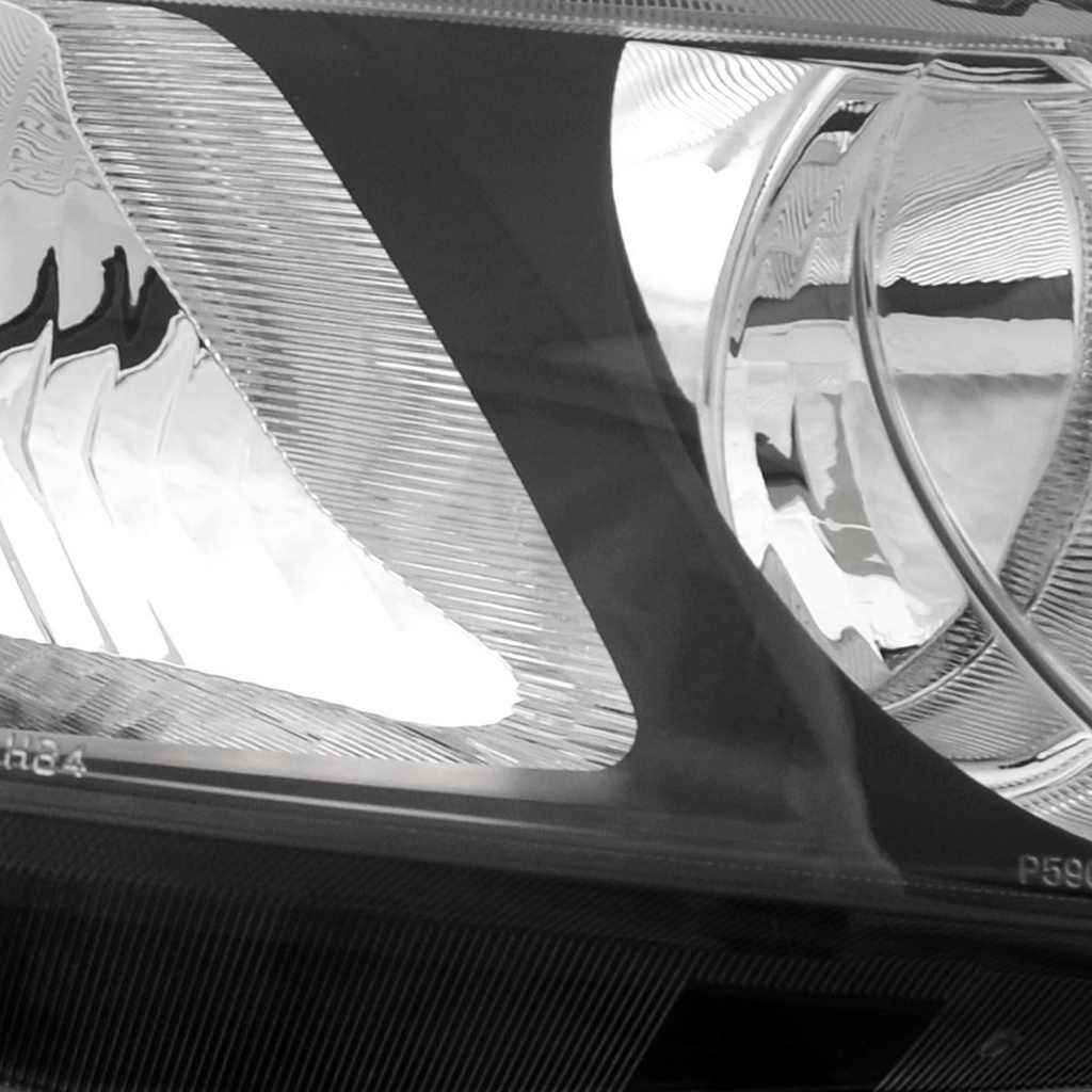 Detalhes do Farol Civic 2007 2008 2009 2010 2011 Foco Duplo Máscara Negra