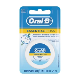 Fio Dental Oral-B Essential Floss Encerado 25m