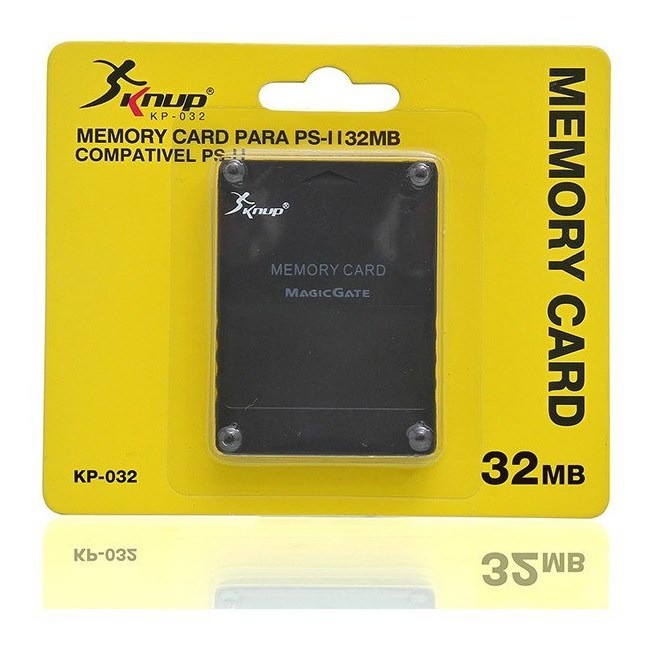 Cartão Memory Card 32mb Playstation Ps2 Memoria Gamer