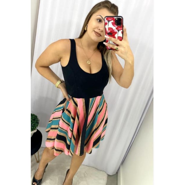 VESTIDO VERAO /  ALCINHA  / SOLTINHO / SOLTO / RODADO / ESTAMPADO FLORAL /  VESTIDO VERÃO