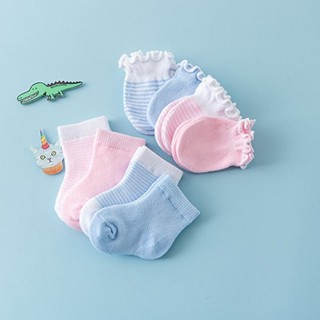 4 Pares Crianças Bebê Recém-Nascido Meias Luvas Anti-Risco Respirável Elasticidade Proteção Rosto Chuveiro Presente em Oferta na Shopee