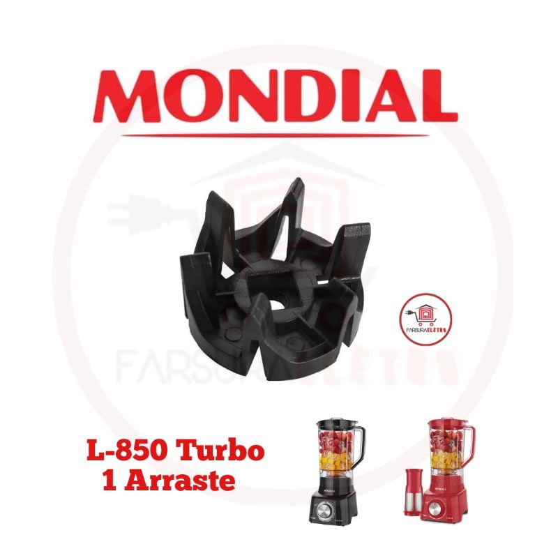 Arraste Acoplamento do Copo Liquidificador Mondial Turbo L850