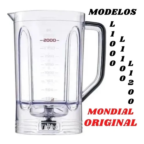 Copo Jarra De Liquidificador Mondial L-1000, L-1100, L-1200, L-48-b-sl Original em Oferta na Shopee