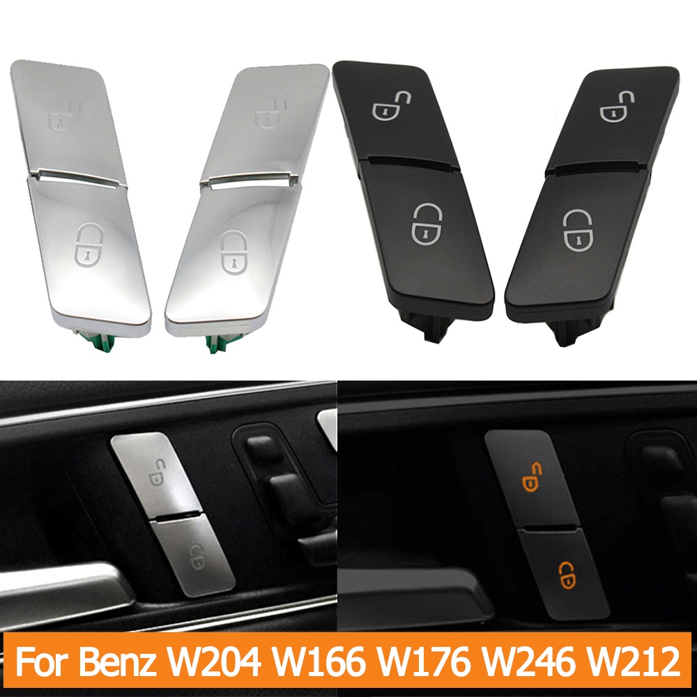 Botões De Desbloqueio Da Fechadura Interna Esquerda Direita Para Mercedes Benz C A B GLK E ML GLS GLE Classe W204 GLK204 W212 W207 W166 W176 W246