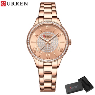 CURREN Relógio De Quartzo De Aço Inoxidável Feminino Simples 9084 B em Oferta na Shopee