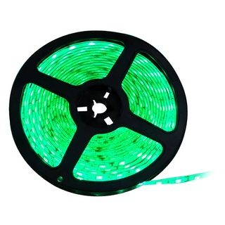 Fita Led 5050 Verde Rolo 5m 300 Leds Dupla Face 3m Decoração Casa Loja