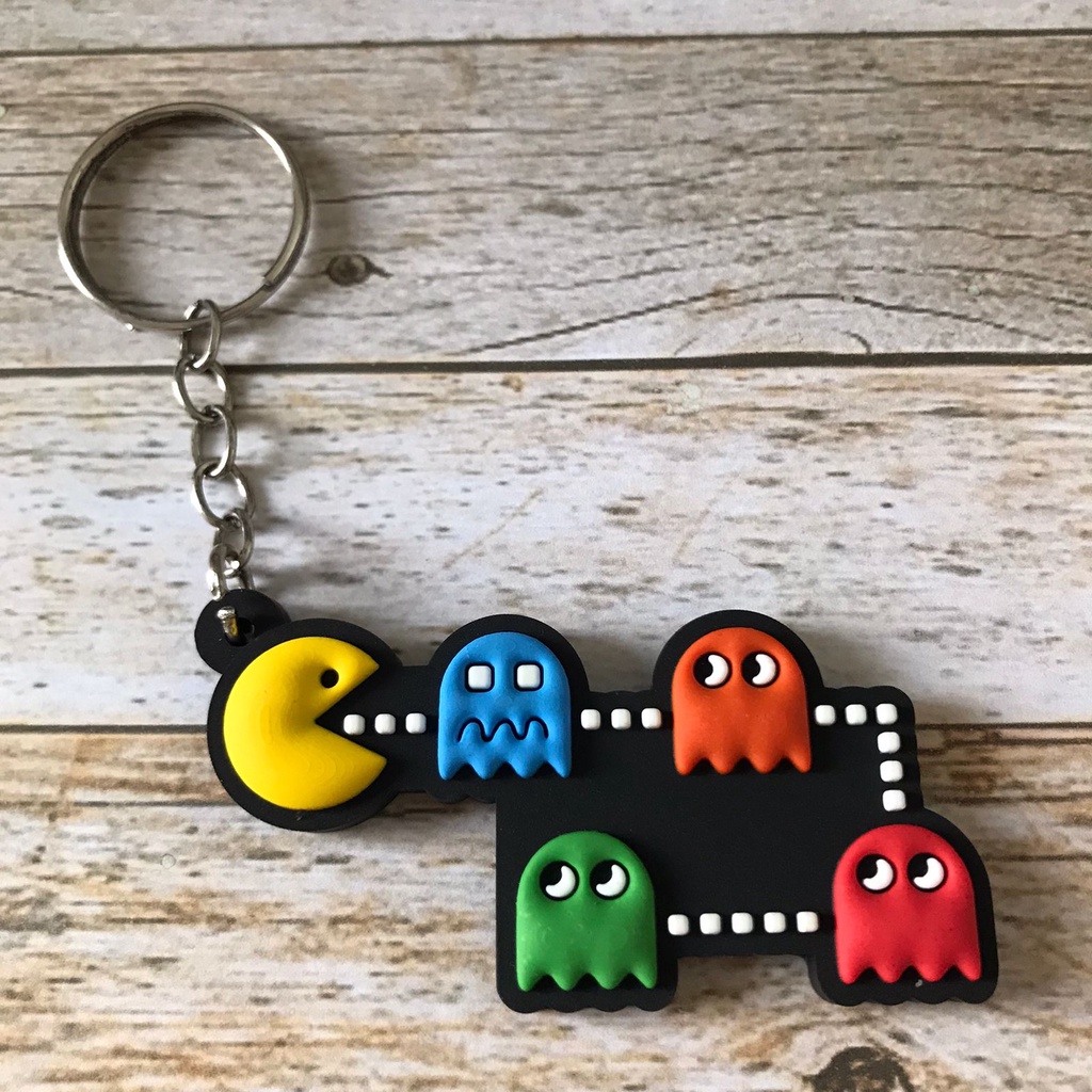 Chaveiro Pacman Atati Come Come Pac Man Gamer Geek