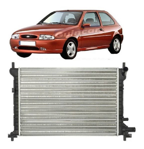 Radiador Ford Fiesta Courier Endura Com Ar 1996 1997 1998 1999 em Oferta na Shopee