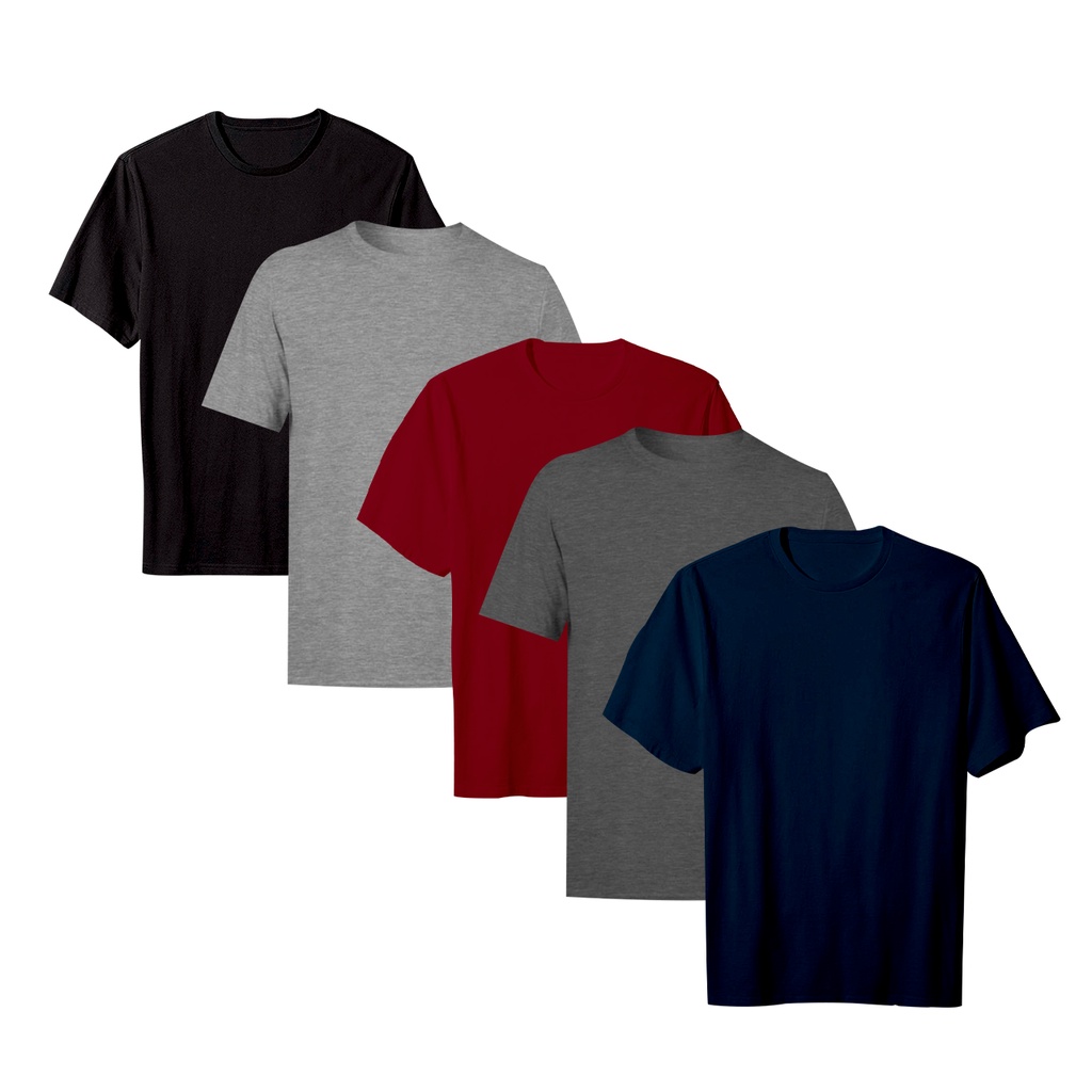 Camiseta Premium Masculina Lisa 100% Algodão AMGK Promoção