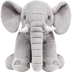 Pelúcia Infantil Elefantinho Cinza 10742 Buba