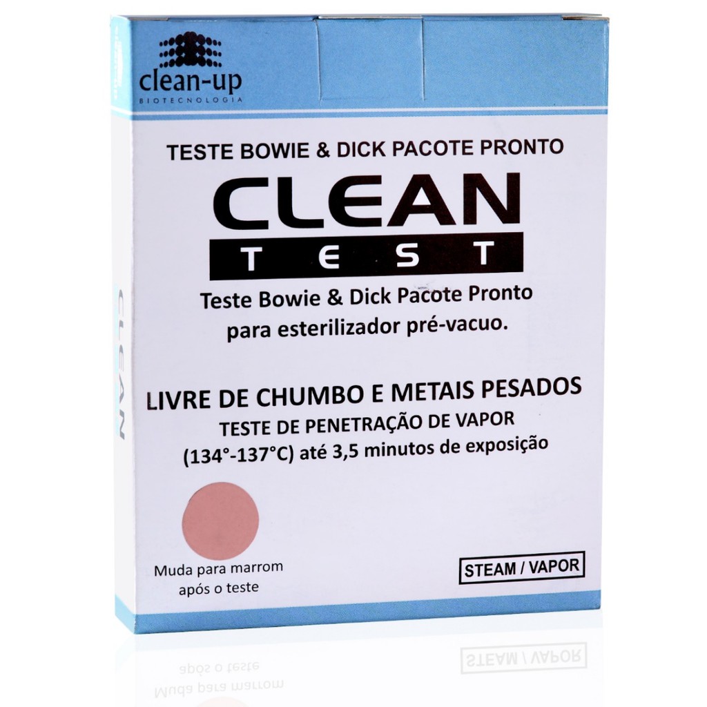 Teste Bowie & Dick Pacote Pronto P/ Esterilizador Pré-vacuo